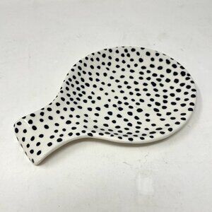Polka Dot Ceramic Spoon Rest by Home Expressions Inc Spoonrest